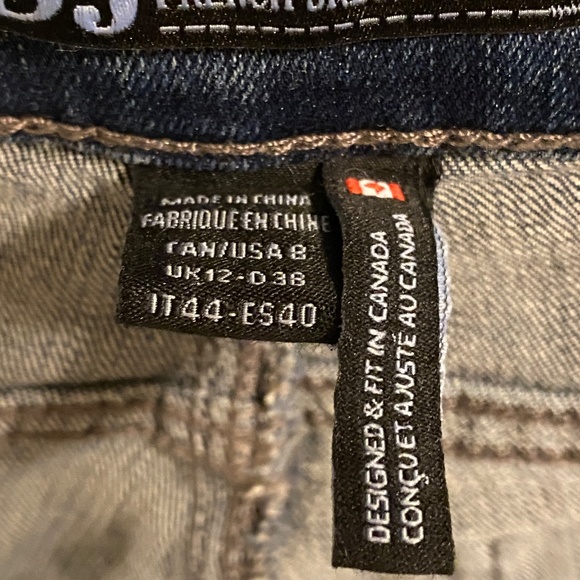 FDJ French Dressing Jeans Sixe 8 Olivia Embroidered Slim Leg Floral Flowers - Picture 7 of 9